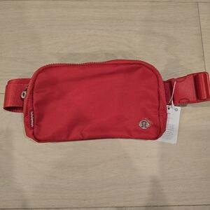 lululemon Red Belt Bag